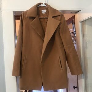 Women’s camel peacoat